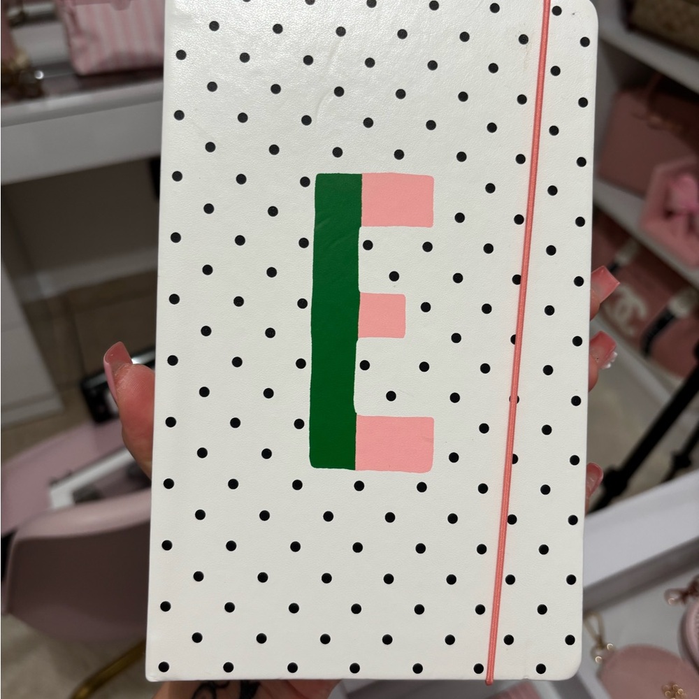 Kate Spade Polka Dot Initial E Notebook